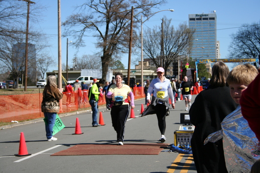 Jeanne and Suz and the Little Rock Marathon